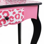 Masuta de toaleta copii cu 3 oglinzi, sertar si scaun ROZ- Vanity Table and Stool  Masuta de toaleta copii cu 3 oglinzi, sertar si scaun ROZ- Vanity Table and Stool